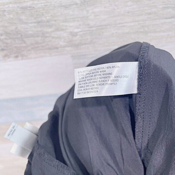 A NEW DAY High Rise Parachute Pants Black High Rise Woven Womens 0 - Picture 6 of 7